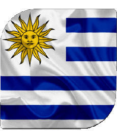 Fahnen Amerika Uruguay Platz 