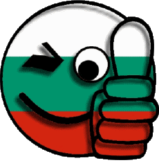 Drapeaux Europe Bulgarie Smiley - OK 