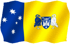 Drapeaux Océanie Australie Australian Capital Territory Ondulation 