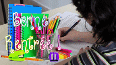 Messages French Bonne Rentrée Animated Background 005 