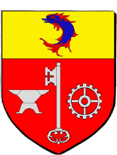 Wappen-Fahnen Frankreich Abteilungen - Städte 69 VENISSIEUX Wappen