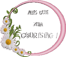 Messages German Alles Gute zum Geburtstag Blumen 021 