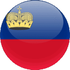 Fahnen Europa Liechtenstein Runde 