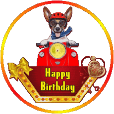 Nachrichten Englisch Happy Birthday Animals 010 