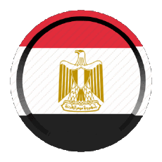 Fahnen Afrika Ägypten Rund - Ringe 