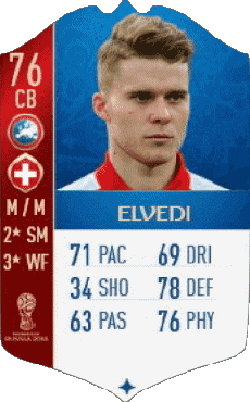 Multimedia Videospiele F I F A - Karten Spieler Schweiz Nico Elvedi 