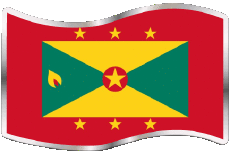 Bandiere America Isole Grenada Rettangolo 