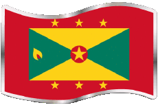 Flags America Grenada islands Rectangle 