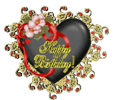 Messages Anglais Happy Birthday Heart 004 