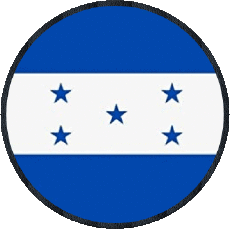 Fahnen Amerika Honduras Runde 