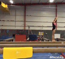 Humor -  Fun Sports Gymnastic il Falls - Fail 