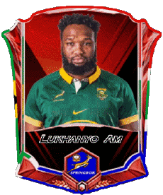 Deportes Rugby - Jugadores Africa del Sur Equipo 2025 Lukhanyo Am 