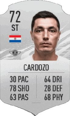 Multimedia Videospiele F I F A - Karten Spieler Paraguay Óscar Cardozo 