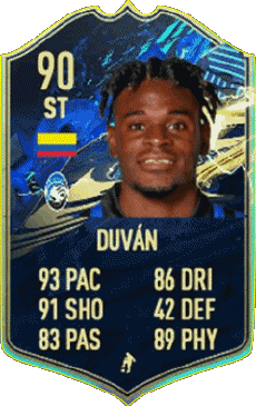 Multimedia Vídeo Juegos F I F A - Jugadores  cartas Colombia Duván Zapata 