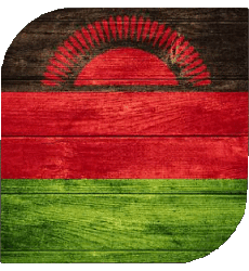 Bandiere Africa Malawi Quadrato 