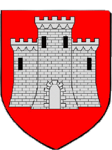 Blasón-Banderas Francia Departamentos - Ciudades 02 VERVINS 