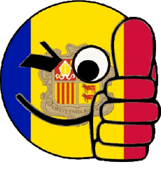 Banderas Europa Andorra Smiley - OK 