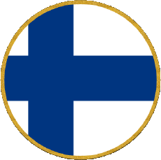Bandiere Europa Finlandia Tondo 