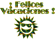 Messages Spanish Felices Vacaciones Transparent Background 04 