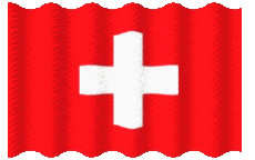 Fahnen Europa Schweiz Welligkeit 