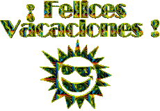 Nachrichten Spanisch Felices Vacaciones Transparenter Hintergrund 04 