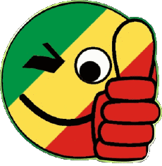 Banderas África Congo Smiley - OK 