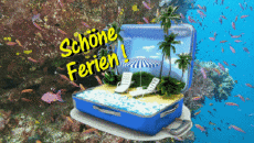 Messagi Tedesco Schöne Ferien Sfondo animato 005 