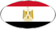 Flags Africa Egypt Oval 01 