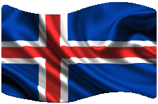 Drapeaux Europe Islande Rectangle 