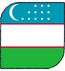 Banderas Asia Uzbekistán Plaza 