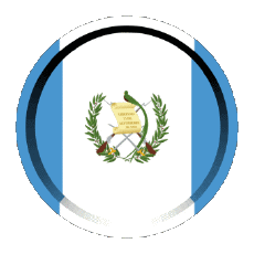 Fahnen Amerika Guatemala Rund - Ringe 