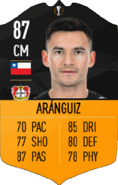 Multimedia Vídeo Juegos F I F A - Jugadores  cartas Chile Charles Aránguiz 