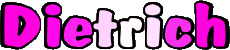 Prénoms MASCULIN - Allemagne D Dietrich 