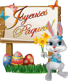 Mensajes Francés Joyeuses Pâques 17 
