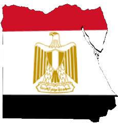 Fahnen Afrika Ägypten Karte 