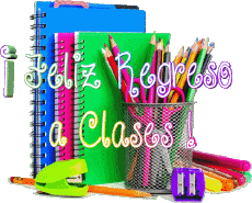 Messages Spanish Feliz Regreso a Clases Transparent Background 004 