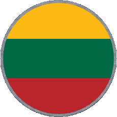 Fahnen Europa Litauen Runde 