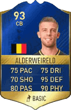 Multimedia Vídeo Juegos F I F A - Jugadores  cartas Bélgica Toby Alderweireld 