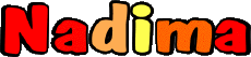 First Names FEMININE - Maghreb Muslim N Nadima 