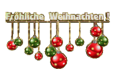 Messages Allemand Fröhliche  Weihnachten Serie 07 