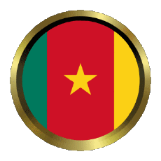 Flags Africa Cameroon Round - Rings 