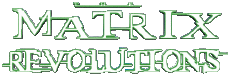 Multimedia Film Internazionale Matrix 03 Revolutions Logo Inglese 