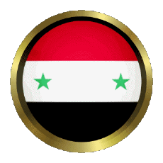 Flags Asia Syria Round - Rings 