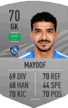Multi Média Jeux Vidéo F I F A - Joueurs Cartes Arabie Saoudite Abdullah Al Mayoof 