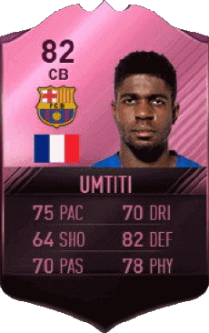 Multi Media Video Games F I F A - Card Players France Samuel Umtiti 