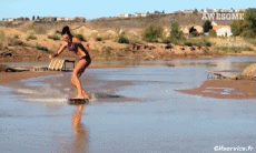 Humor -  Fun Sports Skim board Fun Win 