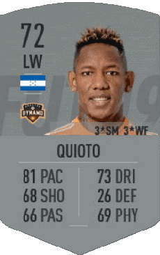 Multi Média Jeux Vidéo F I F A - Joueurs Cartes Honduras Romell Quioto 