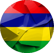 Bandiere Africa Mauritius Tondo 