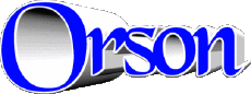 First Names MASCULINE -  UK - USA - IRL - AUS - NZ O Orson 