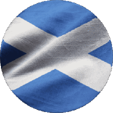 Bandiere Europa Scozia Tondo 
